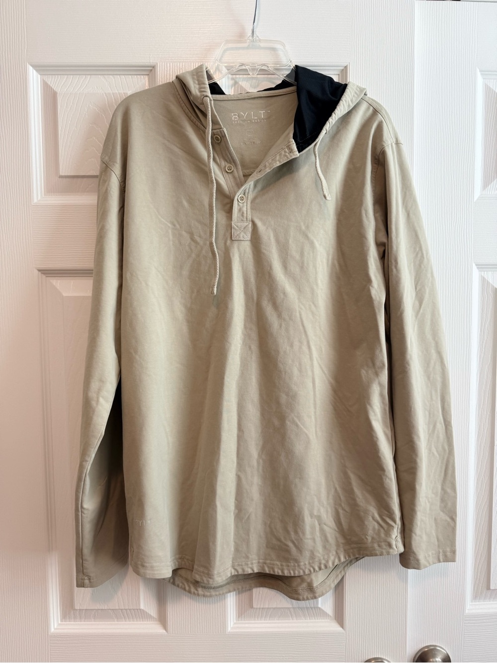 BYLT Basics Lux Tan Hooded Shirt